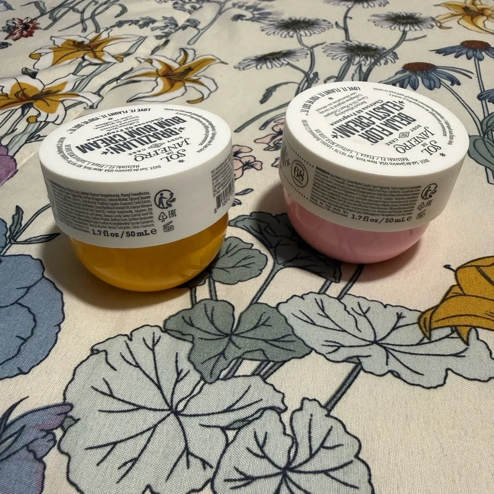Sol de Janeiro Body Cream Duo | Bum Bum + Beija Flor | 1.7 oz Each | New - Picture 2 of 10